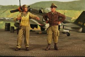 Amazon.co.jp: WWⅡ 米陸軍航空隊 戦闘機パイロット 2体 [VP2673