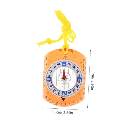 Brújula de supervivencia portátil BESPORTBLE para camping miniatura 2