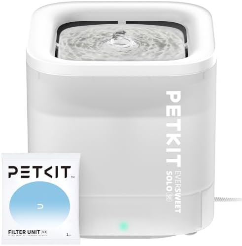 PETKIT New Cat Water Fountain with Wireless Pump, Ultra Quiet 65o...