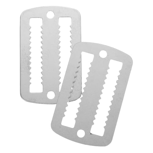 KESYOO Scuba Diving Belt Clip Serrated Diving Buckle with Keeper Stainless Steel Weight Belt Retainer Clip for Water Sports