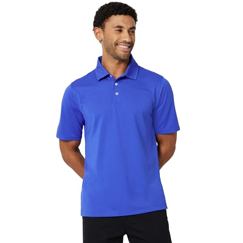 Image of Amazon Essentials Men's Regular-Fit Quick-Dry Short-Sleeve Golf Polo Shirt
