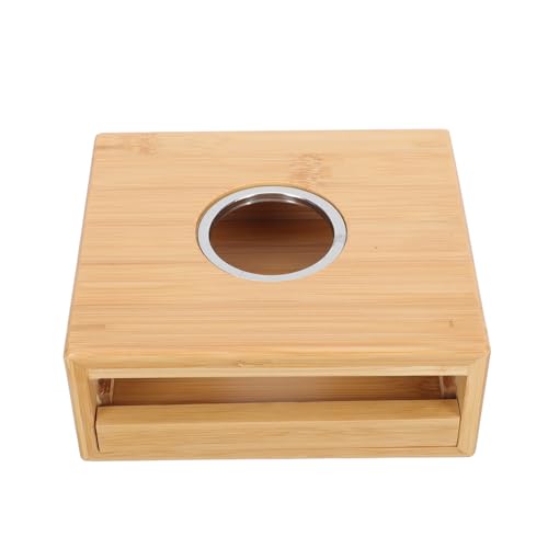DECHOUS Chinese Tea Set Bamboo Teapot Warmer Simple Tea Warmer Teapot Candle Stand