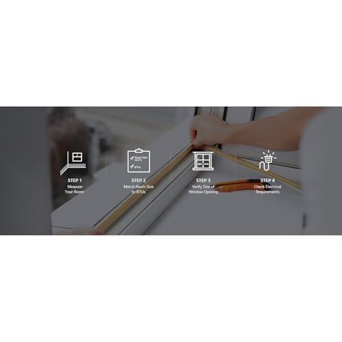 Image of LG 9,800 BTU Through the Wall Air Conditioner, 230 /208V, Cools up to 440 Sq. Ft. for Bedroom, Living Room, Apartment,, with Remote, 3 Cool & Fan Speeds, Wall AC Unit, White