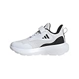 adidas Fortarun 3.0 Sneaker, White/Black/Black, 2.5 US Unisex Little Kid