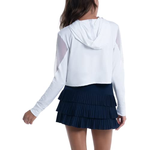 Lucky In Love Women's Cindy Crop Hoodie3