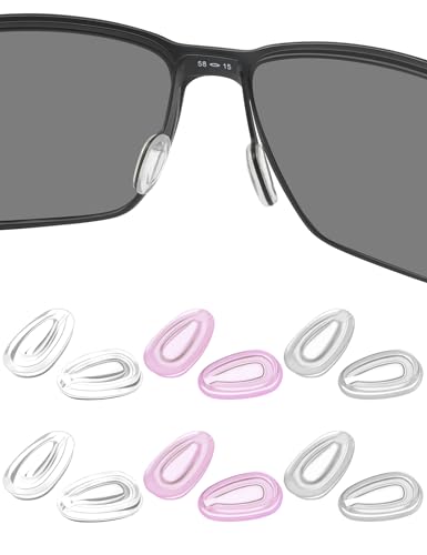 Image of 6 Pairs Replacement Nose Pads for Oakley Feedback OO4079|Holbrook Metal OO4123|Gauge 6 8 OO6038 OO4124|Crosshair