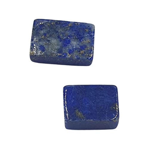 Pierres de lapis-lazuli 20 carats lot de 2 gemmes bleues ovales pour création bijoux