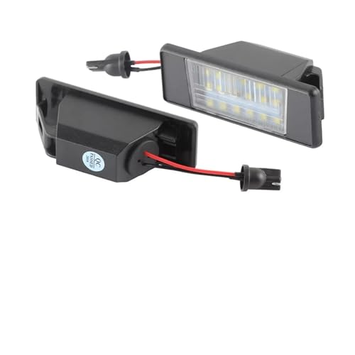 Luz de matrícula para Nissan Primera P12 que soluciona los fallos de visibilidad trasera 2uds