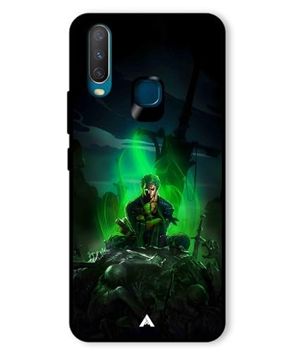 Image of Premium Anime 1 Case for Vivo Y17 (Glossy Finish) Soft-Touch Metal TPU Back Cover, Shockproof, Designer, Aesthetic Mobile Phone Case