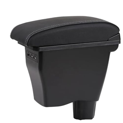 Smart 450 451 453 454�ɓK�� Fortwo�ɓK�� Forfour�ɓK�� ��w�� 3USB LED �J�[�Z���^�[�A�[�����X�g�{�b�N�X(A2 White line 3 usb)