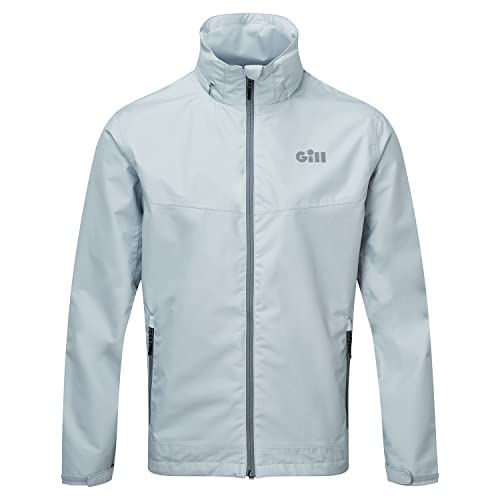 Gill Men's Pilot Jacket - Fully Taped Waterproof & Windproof Light Grey
