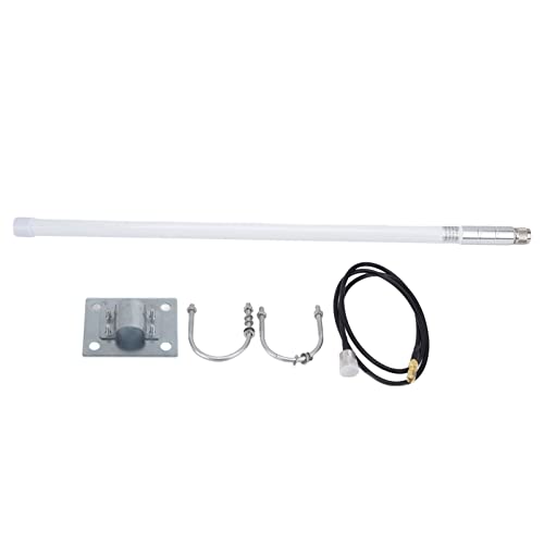 WFNIHONHON para antena minera de helio, alta ganancia para exteriores, cobertura de largo alcance, construcción de acero inoxidable y fibra de vidrio, para redes IoT M2M