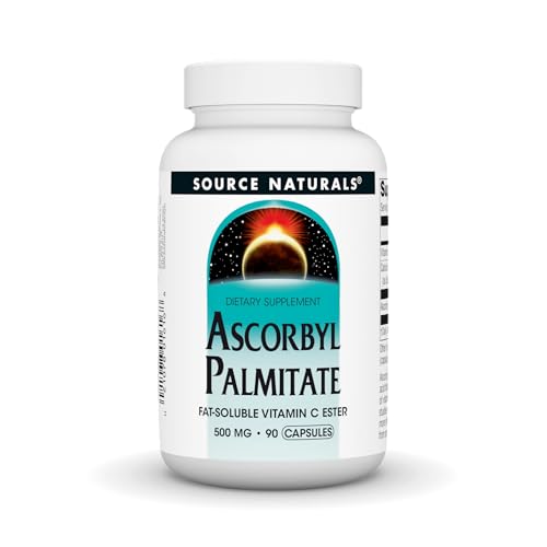 Source Naturals Ascorbyl Palmitate 500mg, 90 Capsules