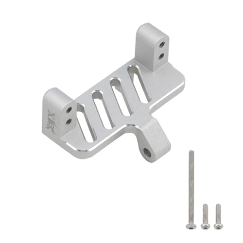 DJX Aluminum Servo Mount for 1/18 RC Crawler Car HPI Venture 18 Upgrades Parts(Silver)