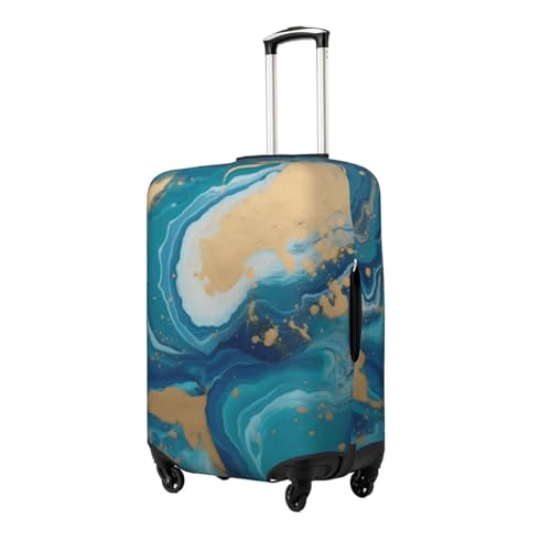 Abstract Marble Stone Print Luggage Suitcase Covers Elastic Washable Luggage Protector Luggage Covers For Suitcase2