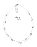 Perlen mit tollem Glanz. Karabinerverschluss aus 925 Sterling Silber, gestempelt. Seidenweicher, aber extrem reißfester Juwelierdraht. Stufenlose Verlängerung der Perlenkette durch kleines Kettchen um bis zu 5 cm möglich