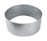 Windhager Rasenkanten Baumring-Set variabel, Raseneinfassung, Beeteinfassung, Beetbegrenzung, Mähkante, Rasen-Abgrenzung, DREI Größen formbar: Ø 35/53/70 cm, 07459, verzinkt