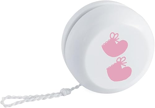 'Pink Baby Booties ' Retro Style Yo-Yo (YY00036117)