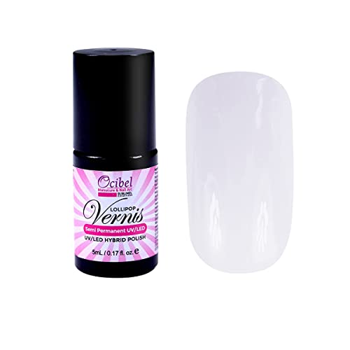 Ocibel France - Vernis Semi Permanent UV/LED Lollipop 5ml - pour Manucure, Faux Ongles et Nail Art
