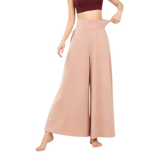 Pantalon de yoga large en modal à cordon femme pour le sport et le bien-être