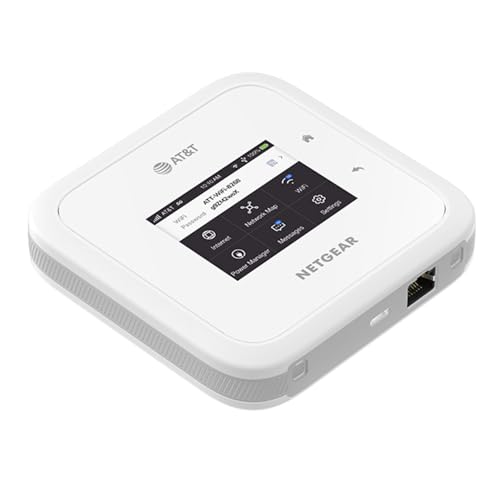 Image of NETGEAR Nighthawk M6 5G WiFi 6 Mobile Hotspot Router (MR6110) - Blazing Fast Wireless Hotspot Router, Unlocked, Certified with AT&T - White (Renewed)