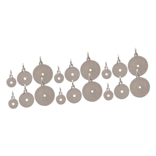 Kisangel 18pcs Lightweight for Outdoor Shooting Practice Stainless Steel Hanging Compact for Training Use Various for Different Difficulty Levels