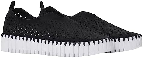ILSE JACOBSEN HORNBÆK Women’s Tulip 3373|Platform| Slip-On | Low Top| Black | 9 M US | Image 1
