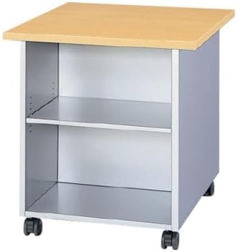 生興 デスクワゴン・脇机 ワゴン センターワゴン 幅:700mm 奥行:700mm