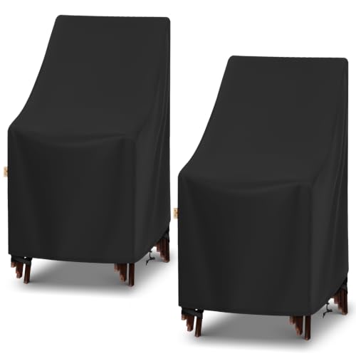 Arcedo High Back Waterproof Patio Chair Covers 2