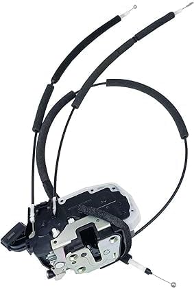 Power Door Lock Actuator Door Latch with Cables, Fits for 2008-2012 Infiniti EX35 2014-2017 QX50 Rear Right (Passenger Side Rear), Repalces OEM 82500-1BA0A, DL366