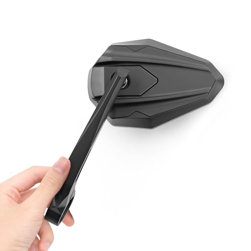 Amazon | KiWAV 4Rizz 黒 バーエンドミラー クランプ式（7/8や1インチ