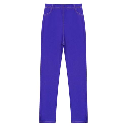 Toddler Girls' Basic Bootcut Jeans Skinny Fit Pull On Leggings High Waisted Casual Denim Pants with Pockets4