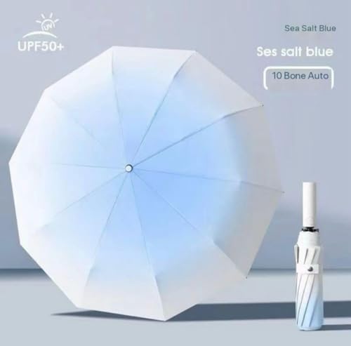 Image of HomeCloud Magic Umbrella Windproof, Sunproof & Rainproof with Sturdy Steel Shaft & Wrist Straps | Secret Blossoms Occur with Water Magic Print | Easy to Hold & Carry | Umbrella for Women, Men & Kids