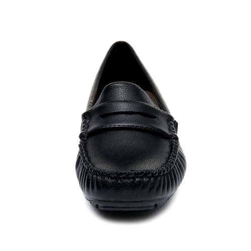 Image of Bernal Women's Non-Slip Penny Loafers - All-Day Comfort Flat Driving Shoes for Work Office & Casual Walking
