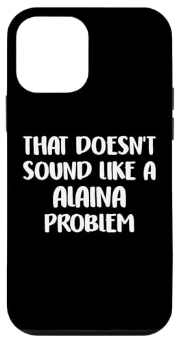 ALAINA Personalized Cute Flower Girls ALAINA Name スマホケース iPhone 12 mini 用