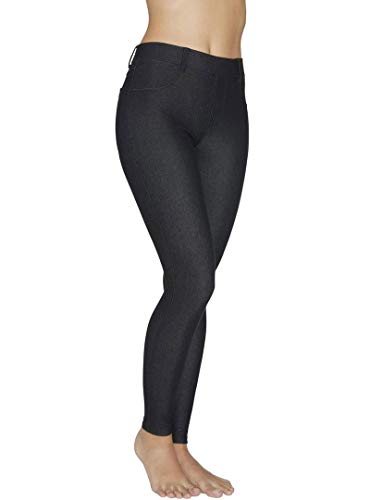 YSABEL MORA 70262 - Legging Push Up Mujer Mujer Color: Negro Jeans Talla: Large
