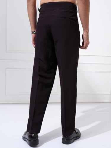 Image of Highlander Men Men's Gurkha Trouser Pants| High Waist| Carrot Fit| Ankle Length| Stylish Trousers for Men| Men Trousers | Trousers for Man | Pants for Man
