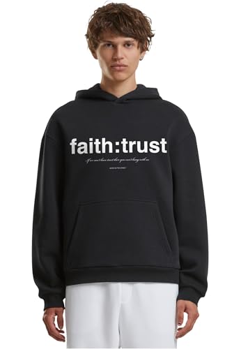 Sweat à capuche noir Mister Tee pour homme en taille XL coupe confort