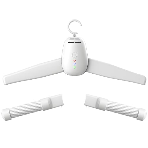 AXGCAA Mini Secadora de Ropa, Percha para secar Ropa y Zapatos 2 en 1 con Ajuste de Temperatura, tendedero eléctrico portátil con Secado rápido, tendedero para Viajes de Negocios/hogar/Casas rodantes