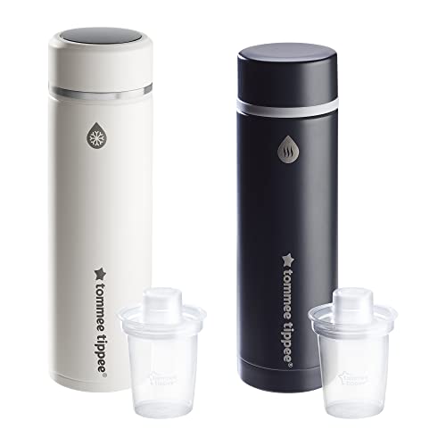 Tommee Tippee PrepGo Formula Feed Maker Portable Flasks LED Digital Temperature