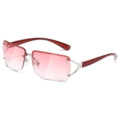Silver Frame Gradient Pink Lens