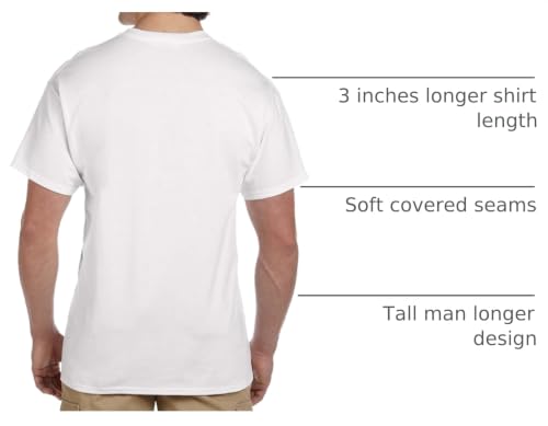 Image of Fruit of The Loom Men's Premium Tag-Free Cotton Undershirts (Regular and Big & Tall)