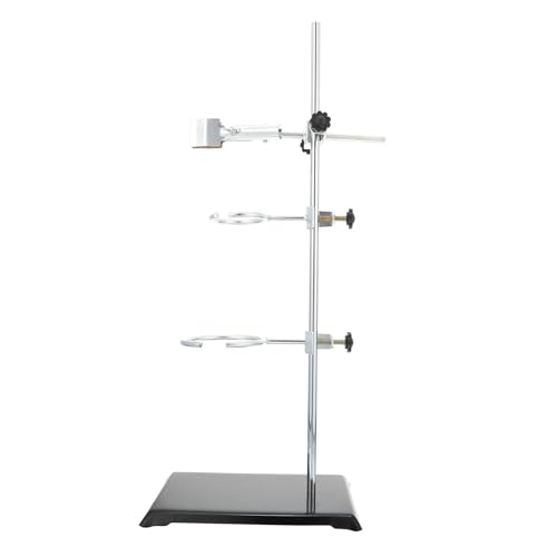 Support de laboratoire avec base ferme pour éviter les chutes de verrerie