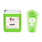 SunnySlush® Premium Waldy Sirup 5 L – Slush-Eis Sirup mit intensivem Waldmeister-Geschmack | vegan | 150 Portionen à 0,2 L | Premium-Line für Slushmaschinen | 1:5 Mischverhältnis