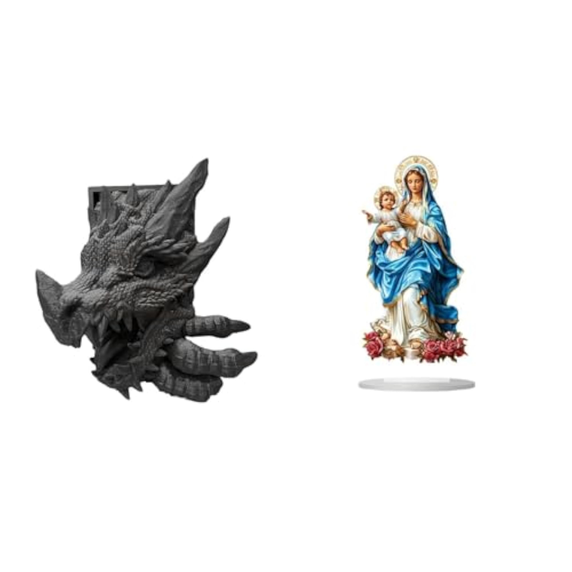 Acrylic Bookend Tabletop Ornament, Unique Decorative Book Holder