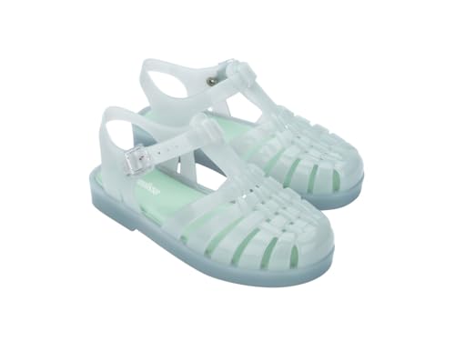Image of mini melissa Possession Jelly Fisherman Sandal for Toddler and Kids | Iconic Fisherman Jelly Sandal for Toddlers & Girls, Adjustable Buckle, Waterproof, Bubblegum Scent, Play & Dress Shoes