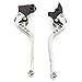 Leviers d'embrayage Frein CNC Leviers D' Embrayage De Frein De Moto Réglables pour Yamaha XT600 XT 600 E/X/K/R/S XTZ125 XTZ750 XTZ660 Tenere XTZ 600 750 (Couleur : Silver 177mm)