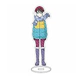 LANDUN Yuru Camp Standing Figure, Anime Laid Back Camp Cosplay Costume Acrylic Figure Ornaments