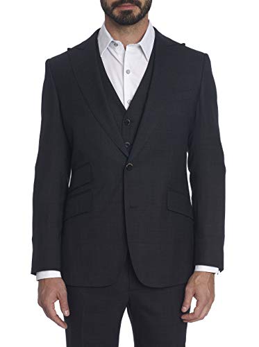 Robert Graham Gladwin Woven Jacket Charcoal 38R