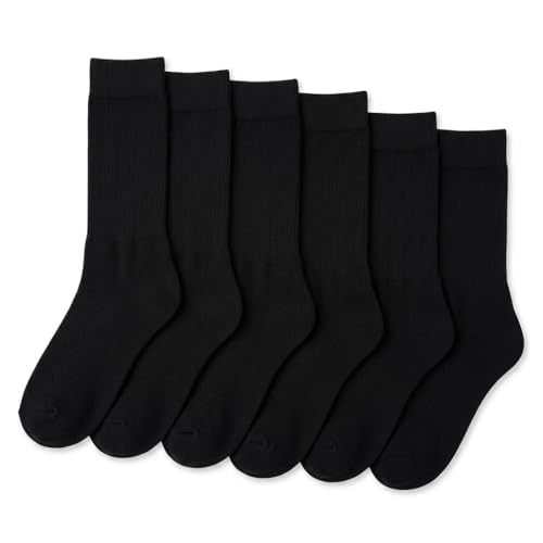 Image of Tipi Toe Women's 6-Pack Funky Crew Socks | Colorful Fun Patterned Novelty Dress Socks, Sizes 9-13